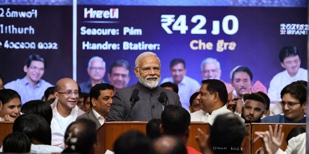 PM Modi’s ₹42,000 Crore Surprise for Farmers Amid Bihar Elections