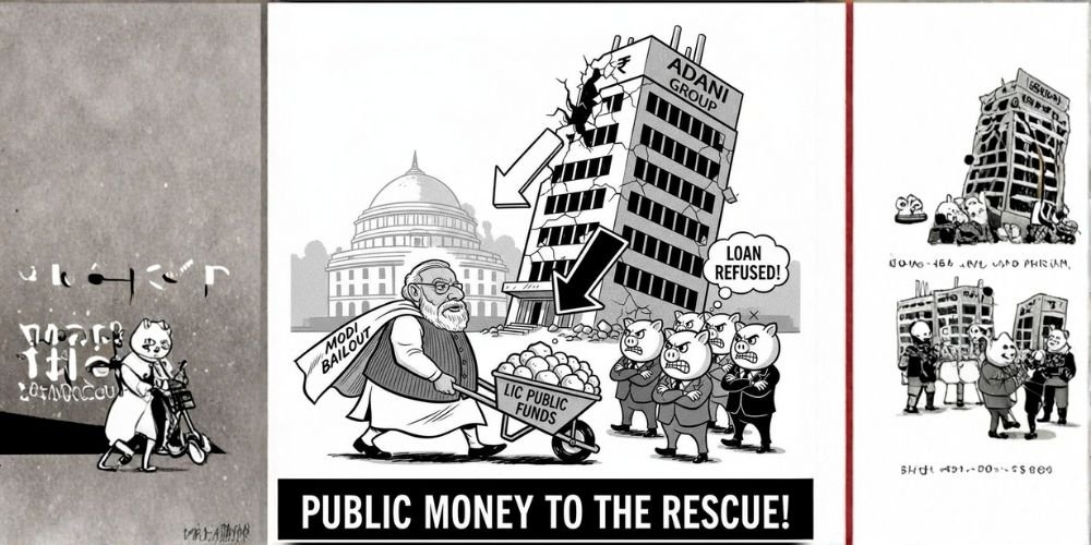 Modi’s Govt Use LIC Funds to Bail Out Adani When Banks