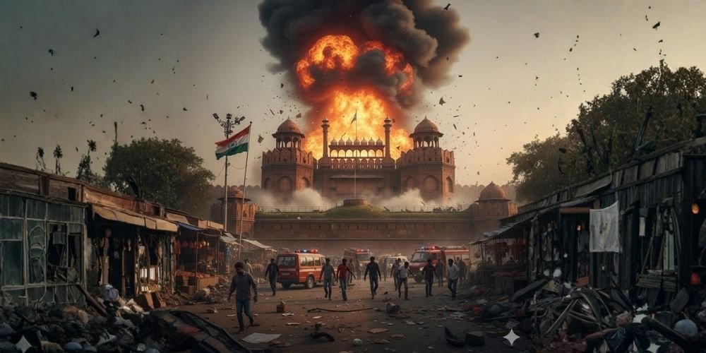 delhi bomb blast red fort
