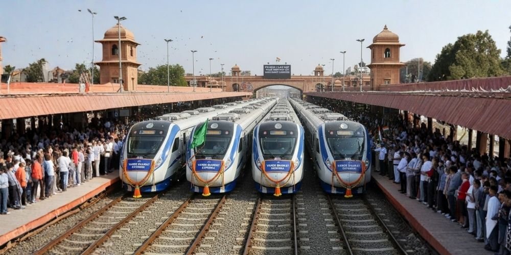four new vande bharat express trains