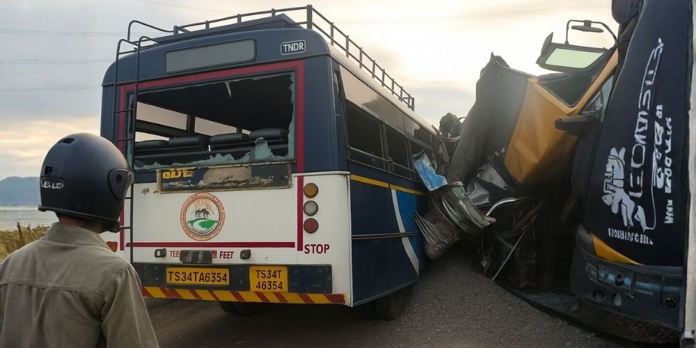 telangana bus accident